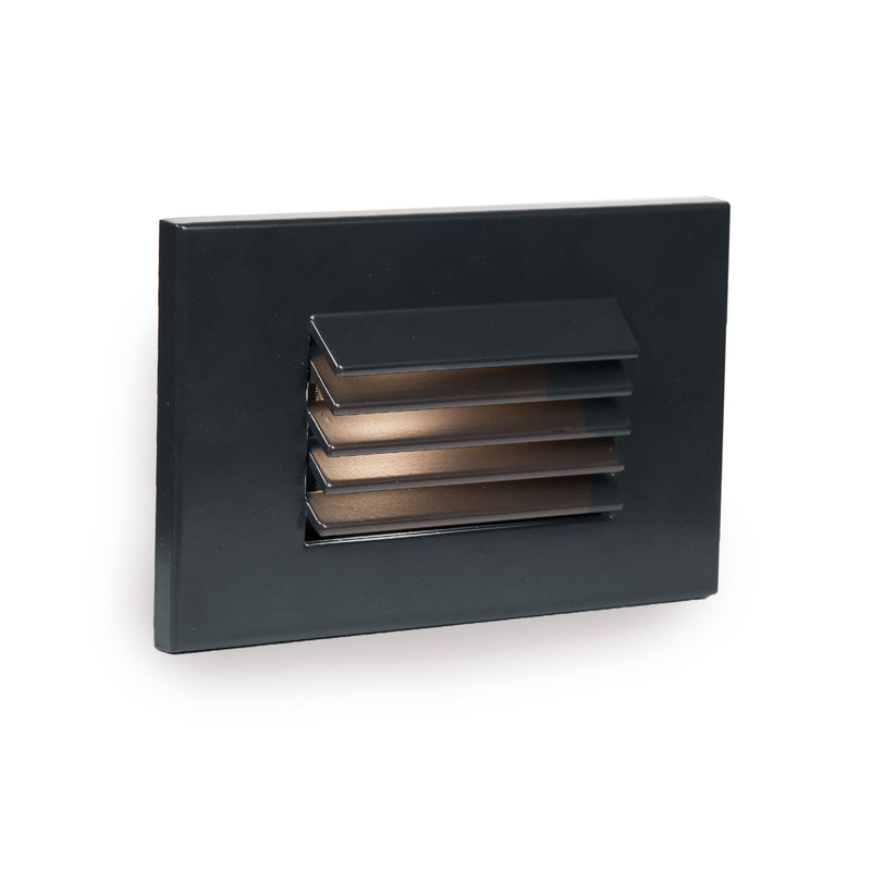 W.A.C. Lighting 4051-30BK LED Step and Wall Light, Black On Aluminum