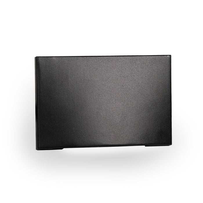 W.A.C. Lighting WL-LED110F-C-BK LED Step and Wall Light, Black On Aluminum