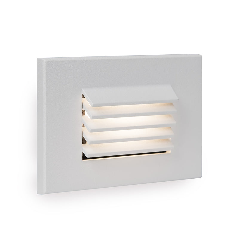 W.A.C. Lighting WL-LED120F-AM-WT LED Step and Wall Light, White On Aluminum