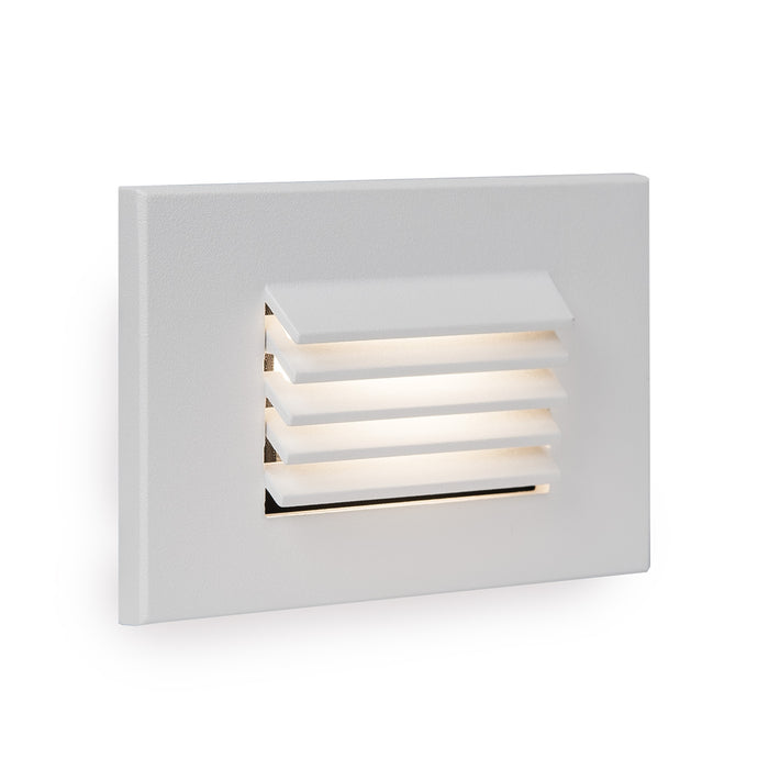 W.A.C. Lighting WL-LED120F-AM-WT LED Step and Wall Light, White On Aluminum
