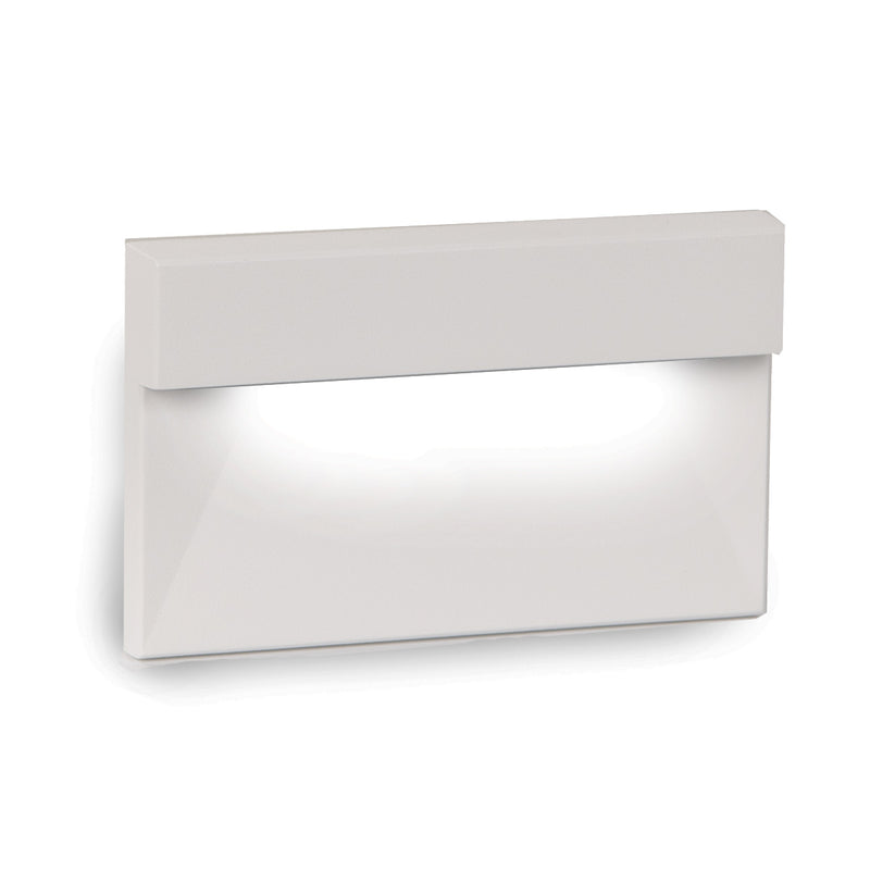 W.A.C. Lighting WL-LED140-AM-WT LED Step and Wall Light, White On Aluminum
