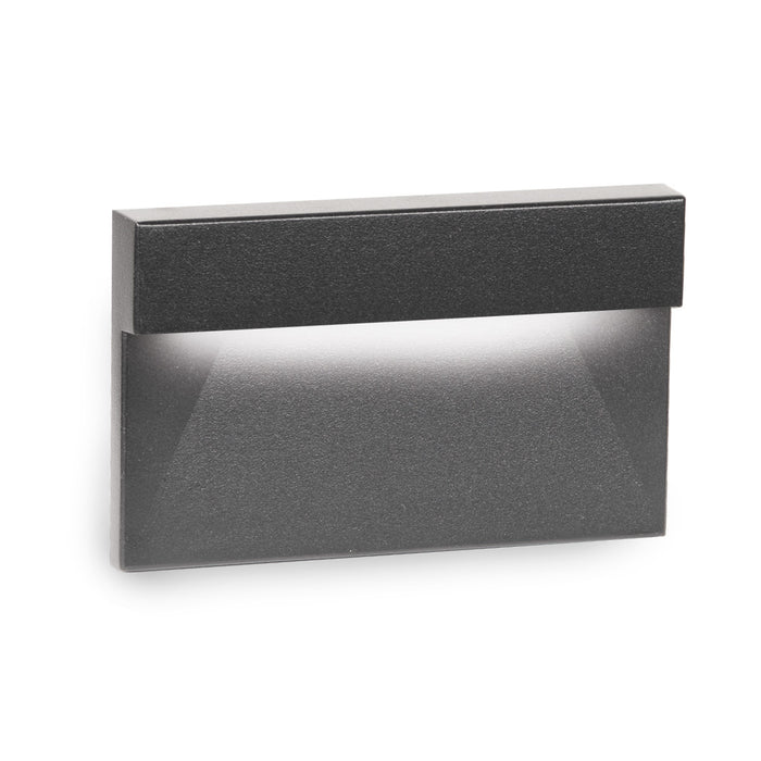 W.A.C. Lighting WL-LED140-C-BK LED Step and Wall Light, Black On Aluminum