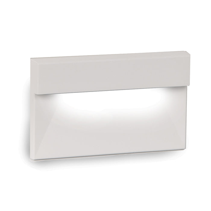 W.A.C. Lighting WL-LED140F-C-WT LED Step and Wall Light, White On Aluminum