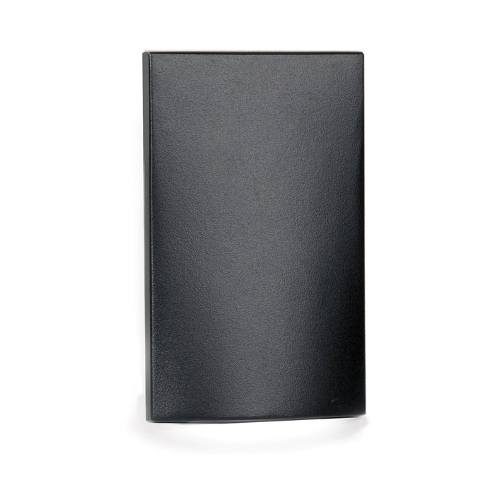 W.A.C. Lighting WL-LED210F-AM-BK LED Step and Wall Light, Black On Aluminum
