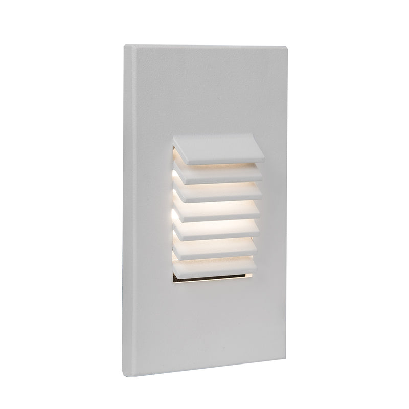 W.A.C. Lighting WL-LED220F-C-WT LED Step and Wall Light, White On Aluminum