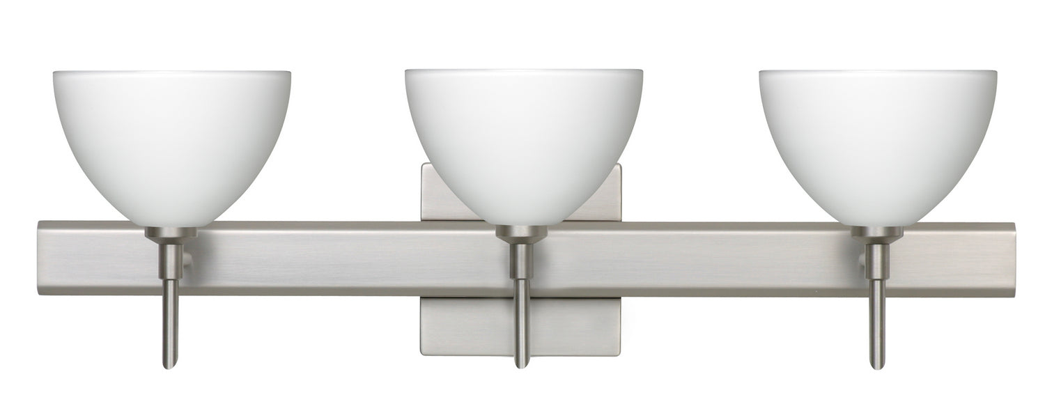 Besa 3SW-467907-SN-SQ Wall Sconce, Satin Nickel