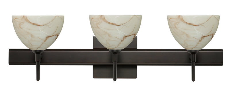 Besa 3SW-467983-BR-SQ Wall Sconce, Bronze