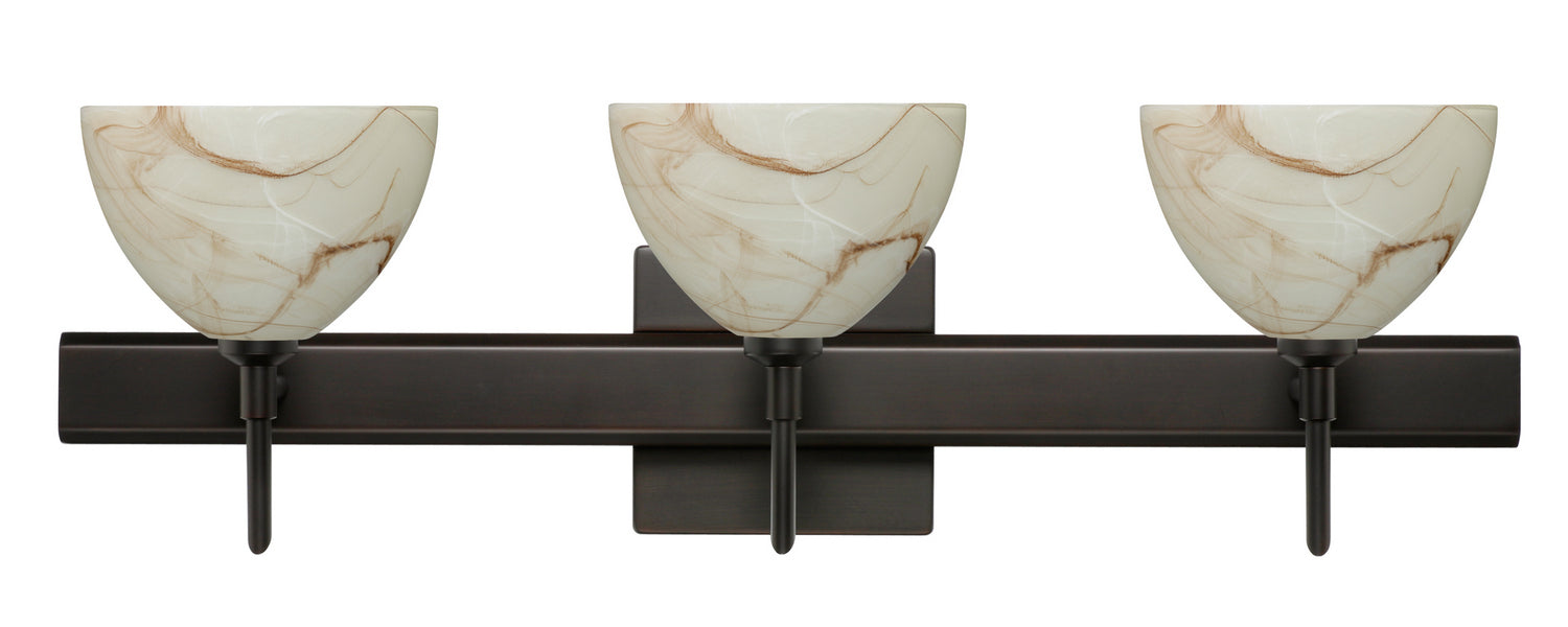 Besa 3SW-467983-BR-SQ Wall Sconce, Bronze