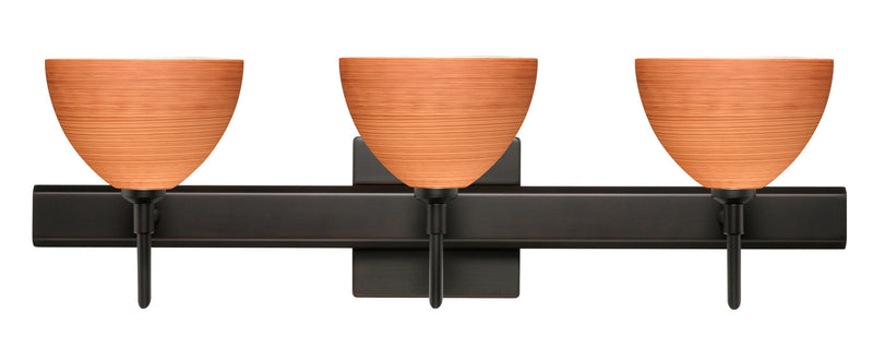 Besa 3SW-4679CH-BR-SQ Wall Sconce, Bronze