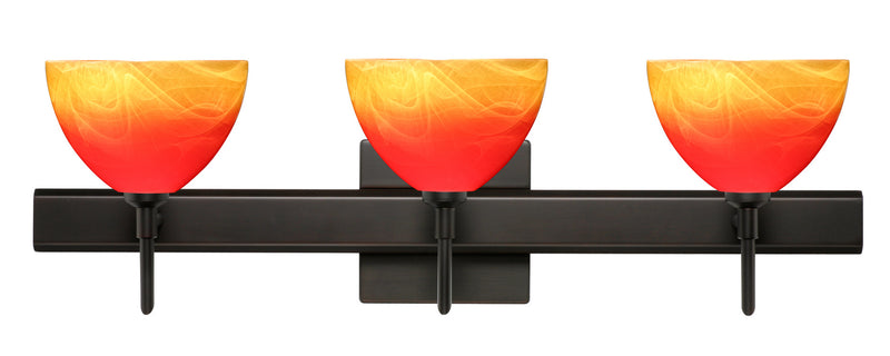 Besa 3SW-4679SL-BR-SQ Wall Sconce, Bronze