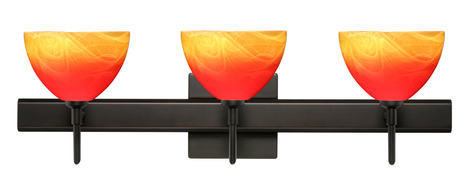Besa 3SW-4679SL-BR-SQ Wall Sconce, Bronze