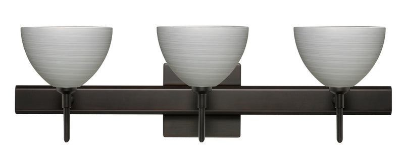 Besa 3SW-4679TN-BR-SQ Wall Sconce, Bronze