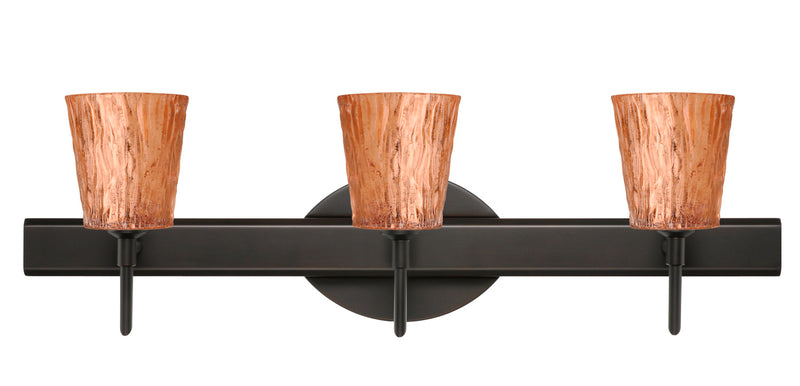 Besa 3SW-5125CF-BR Wall Sconce, Bronze
