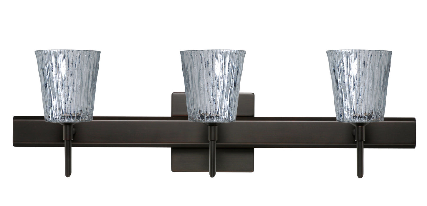 Besa 3SW-5125SF-BR-SQ Wall Sconce, Bronze