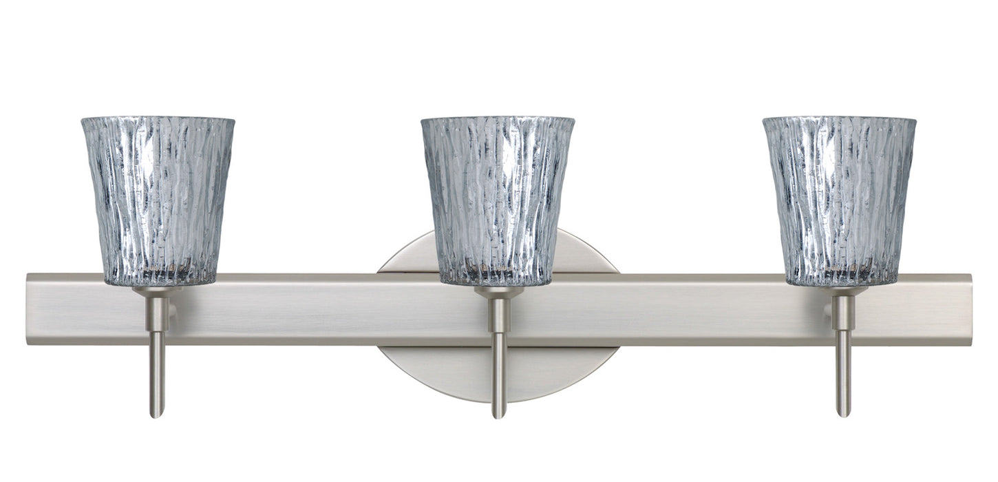 Besa 3SW-5125SF-SN Wall Sconce, Satin Nickel