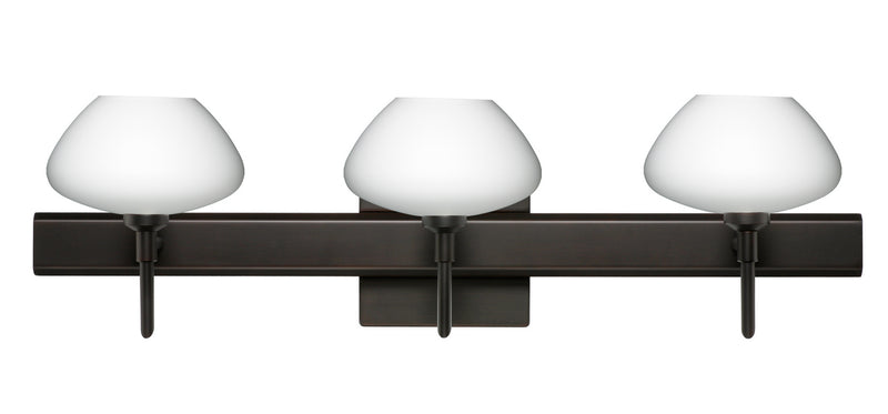 Besa 3SW-541007-BR-SQ Wall Sconce, Bronze