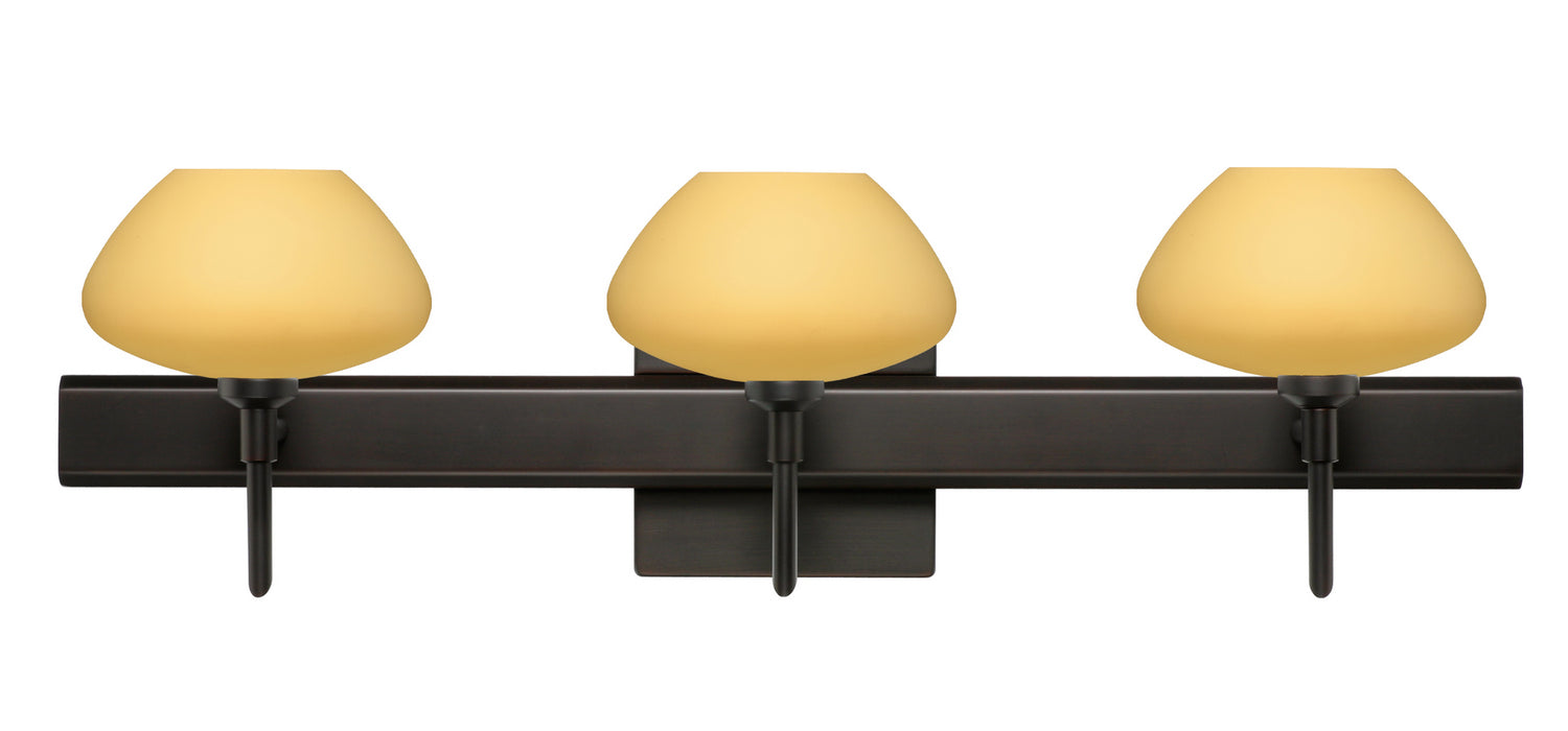 Besa 3SW-5410VM-BR-SQ Wall Sconce, Bronze