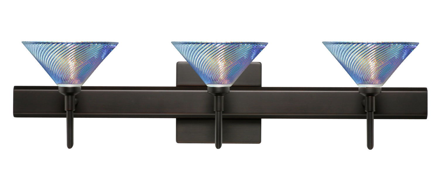 Besa 3SW-550493-BR-SQ Wall Sconce, Bronze