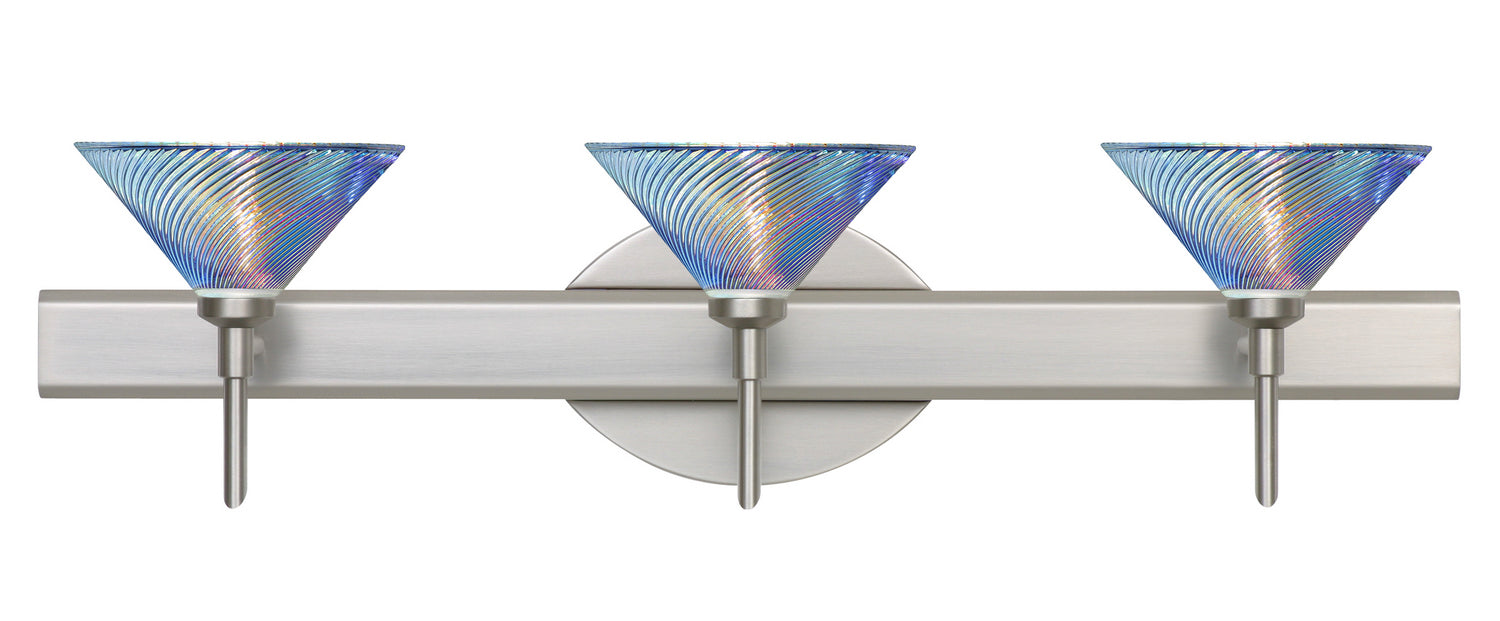 Besa 3SW-550493-SN Wall Sconce, Satin Nickel
