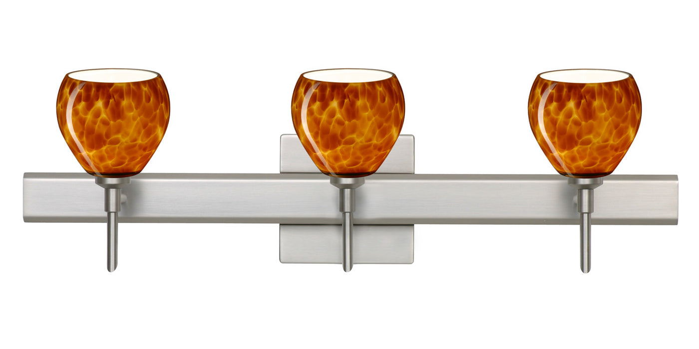 Besa 3SW-560518-SN-SQ Wall Sconce, Satin Nickel
