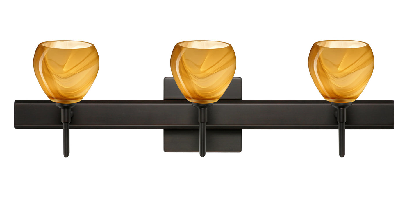 Besa 3SW-5605HN-BR-SQ Wall Sconce, Bronze