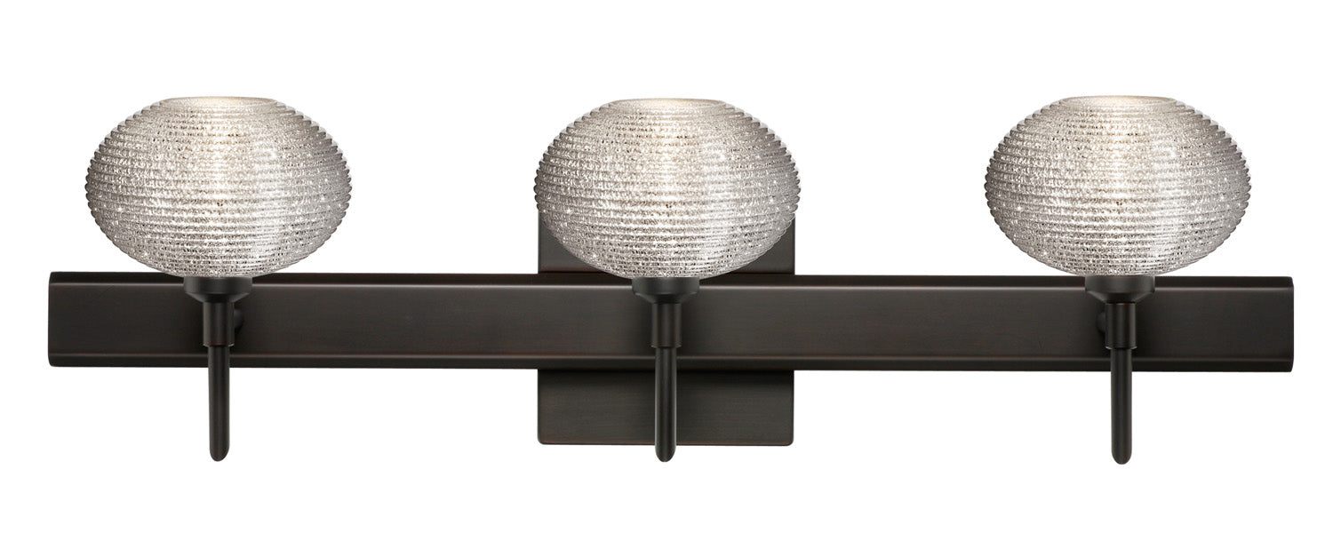 Besa 3SW-5612GL-BR-SQ Wall Sconce, Bronze