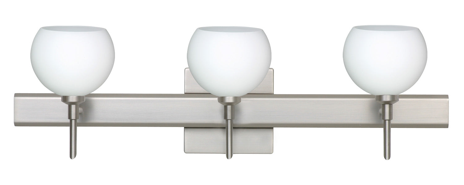 Besa 3SW-565807-SN-SQ Wall Sconce, Satin Nickel