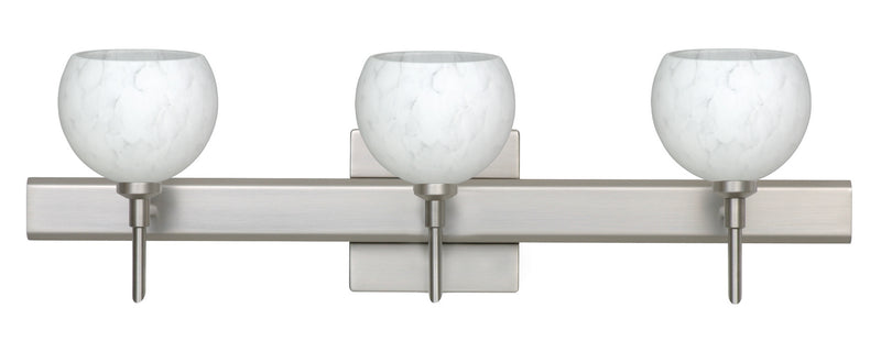 Besa 3SW-565819-SN-SQ Wall Sconce, Satin Nickel