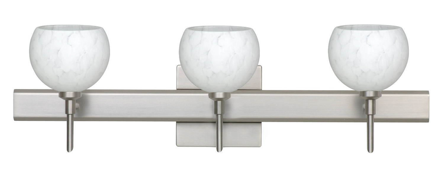 Besa 3SW-565819-SN-SQ Wall Sconce, Satin Nickel