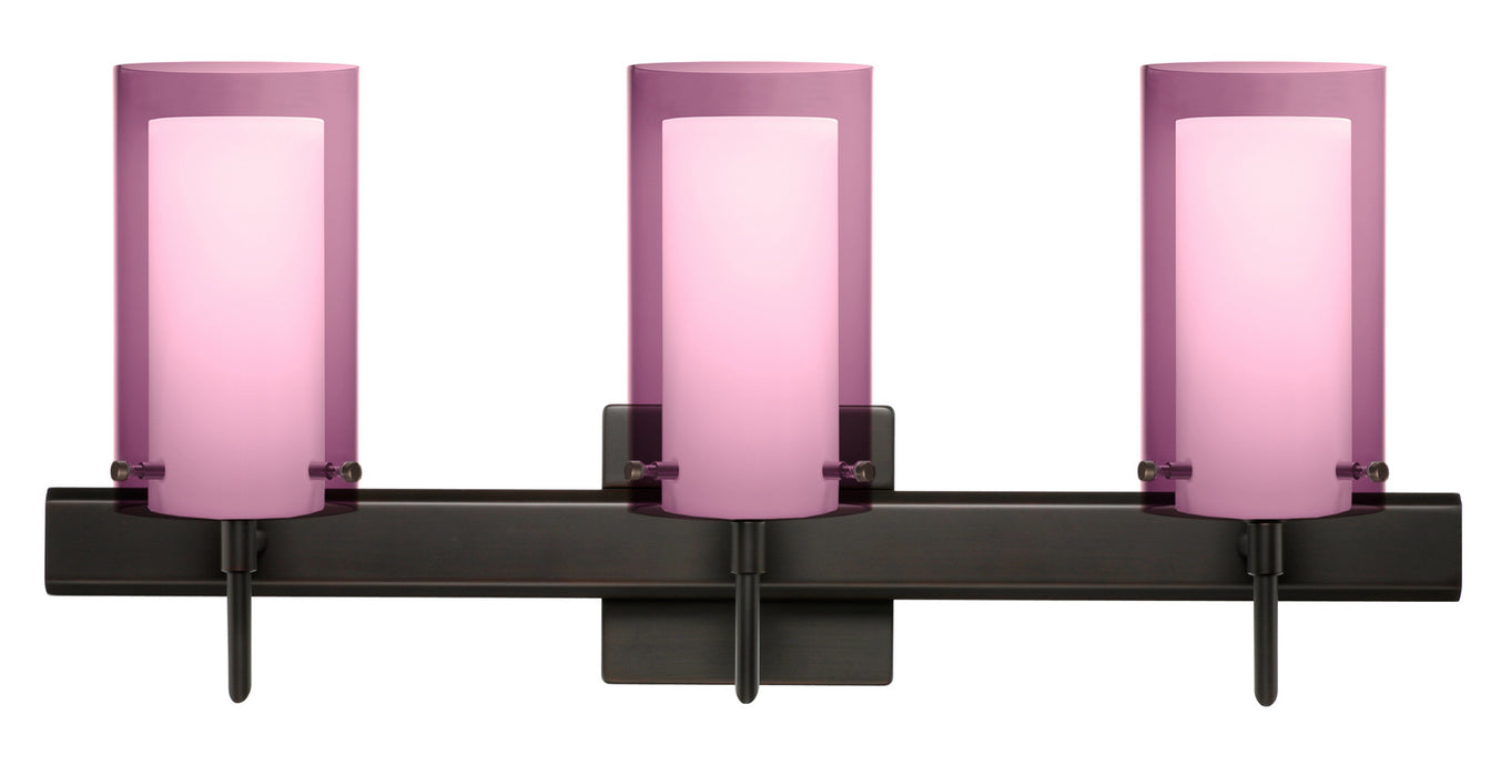 Besa 3SW-A44007-BR-SQ Wall Sconce, Bronze