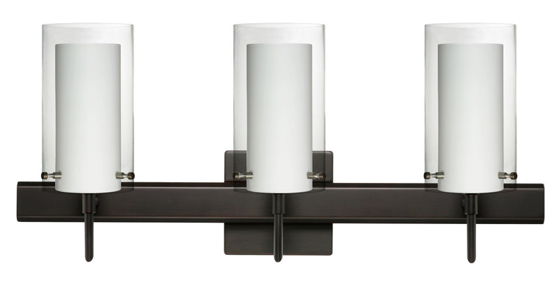 Besa 3SW-C44007-BR-SQ Wall Sconce, Bronze
