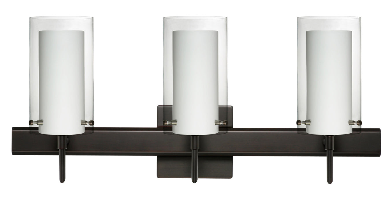 Besa 3SW-C44007-BR-SQ Wall Sconce, Bronze