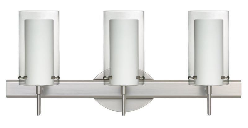Besa 3SW-C44007-SN Wall Sconce, Satin Nickel