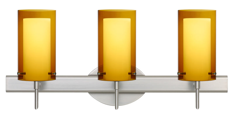 Besa 3SW-G44007-SN Wall Sconce, Satin Nickel