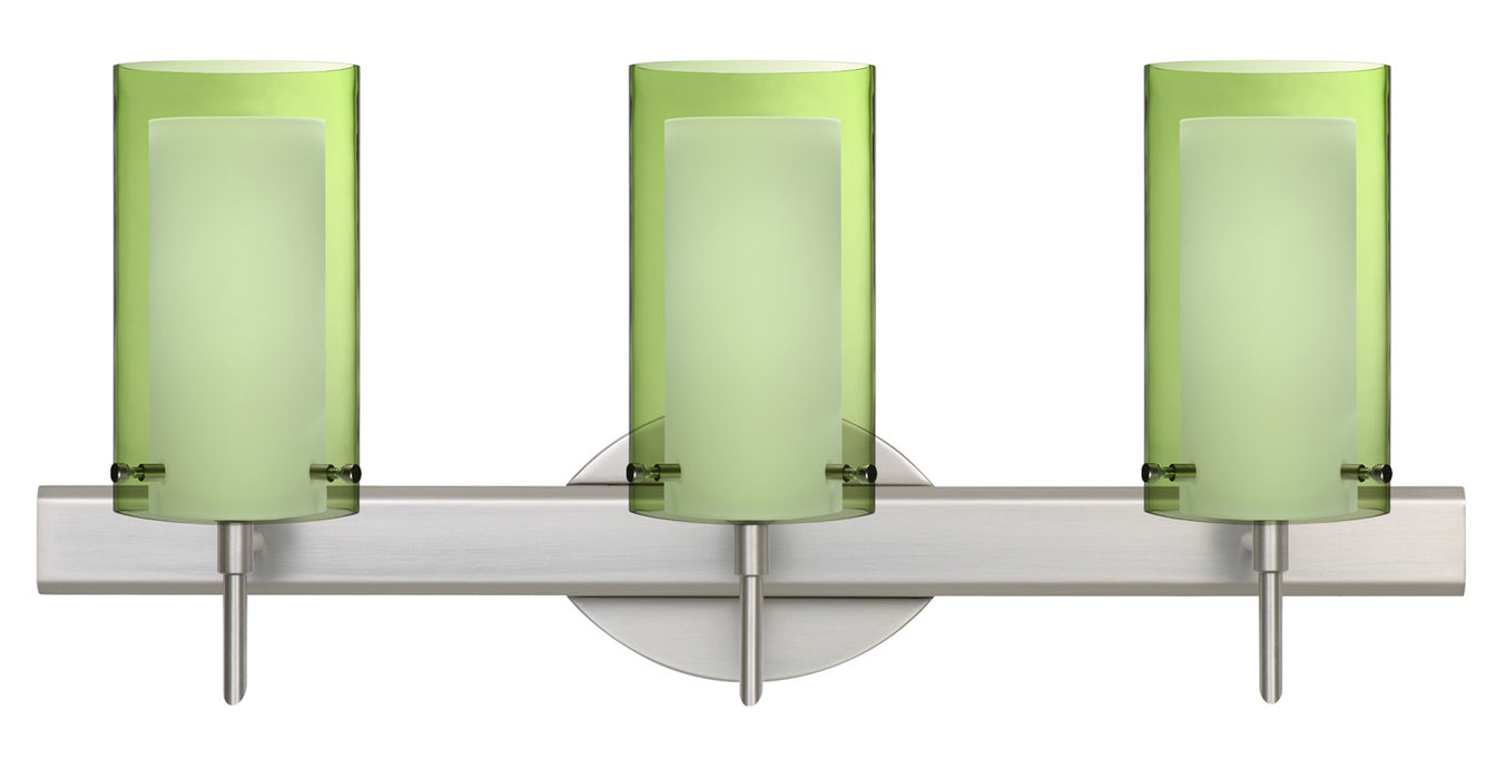 Besa 3SW-L44007-SN Wall Sconce, Satin Nickel