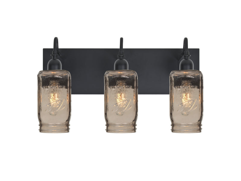 Besa 3WG-MILO4SM-BK Vanity, Black