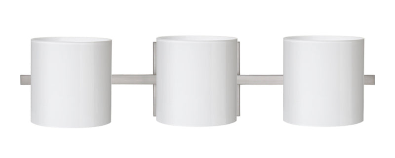 Besa 3WS-718006-SN Wall Sconce, Satin Nickel