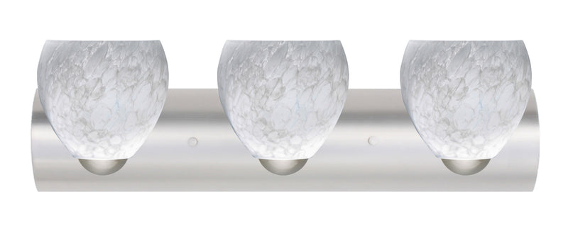 Besa 3WZ-412219-LED-SN Wall Sconce, Satin Nickel