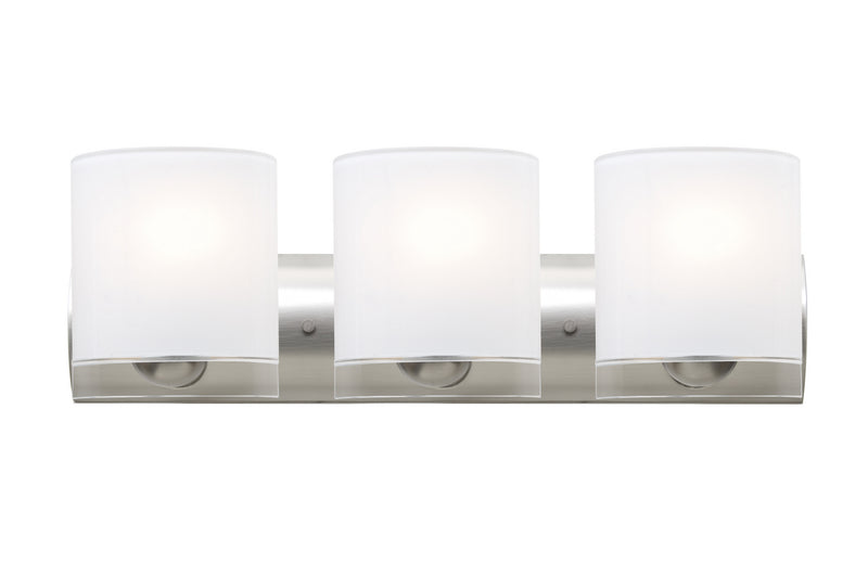 Besa 3WZ-CELTICCL-LED-SN Vanity, Satin Nickel