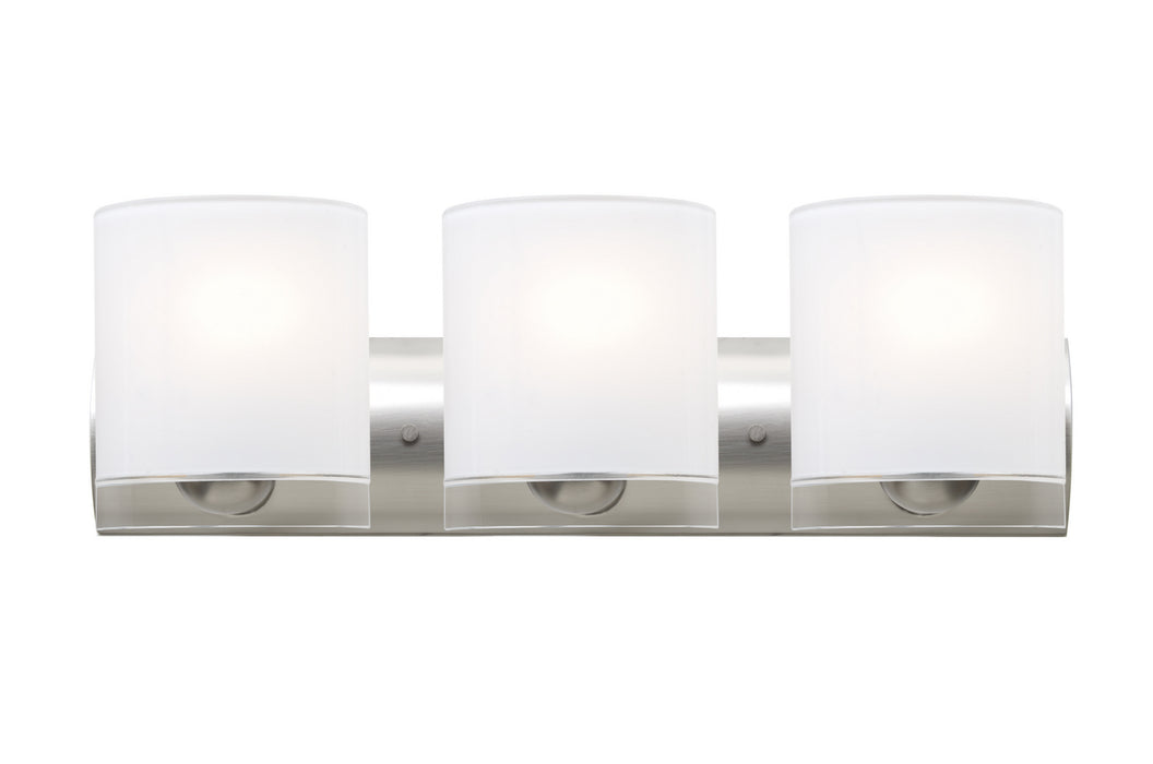 Besa 3WZ-CELTICCL-LED-SN Vanity, Satin Nickel