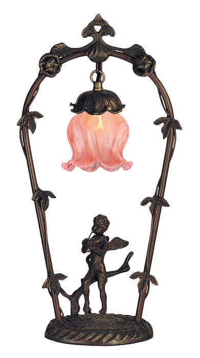 Meyda Tiffany 12592 One Light Accent Lamp, Mahogany Bronze