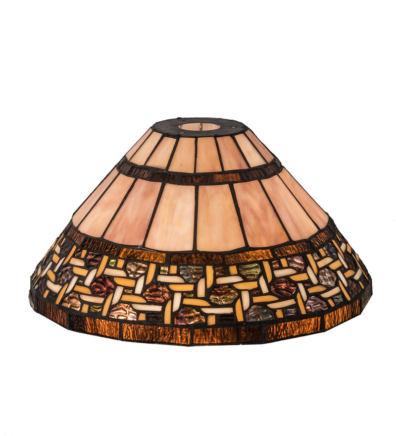 Meyda Tiffany 133262 Shade, Red Rust,Custom