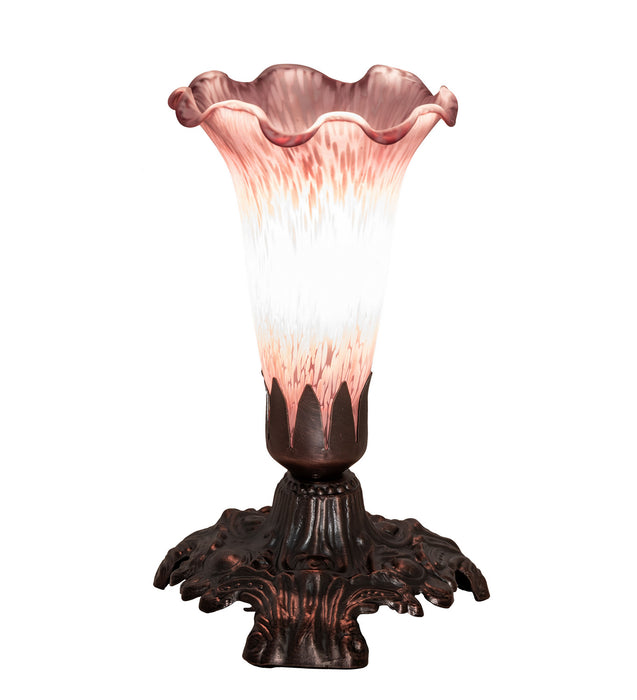 Meyda Tiffany 13502 One Light Accent Lamp, Mahogany Bronze