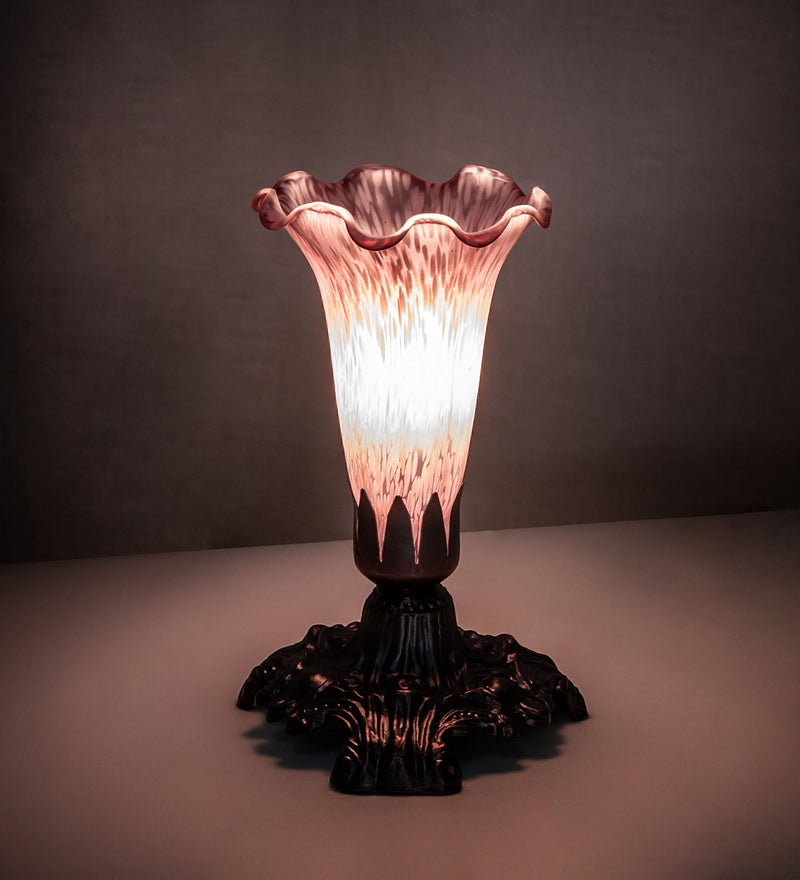 Meyda Tiffany 13502 One Light Accent Lamp, Mahogany Bronze