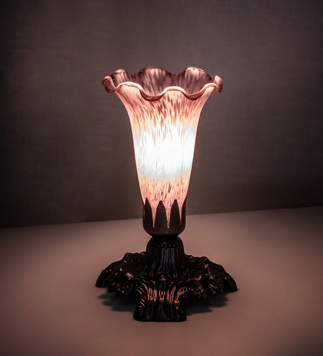 Meyda Tiffany 13502 One Light Accent Lamp, Mahogany Bronze