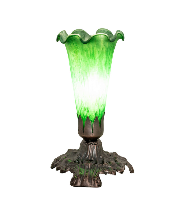 Meyda Tiffany 13818 One Light Accent Lamp, Mahogany Bronze