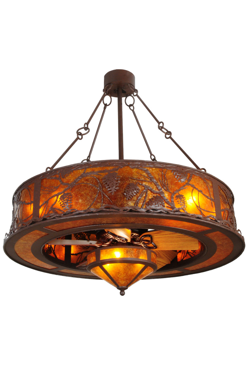 Meyda Tiffany 138409 11 Light Chandel-Air, Cafe-Noir