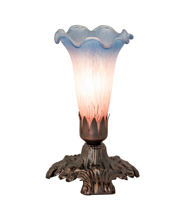 Meyda Tiffany 14321 One Light Mini Lamp, Mahogany Bronze