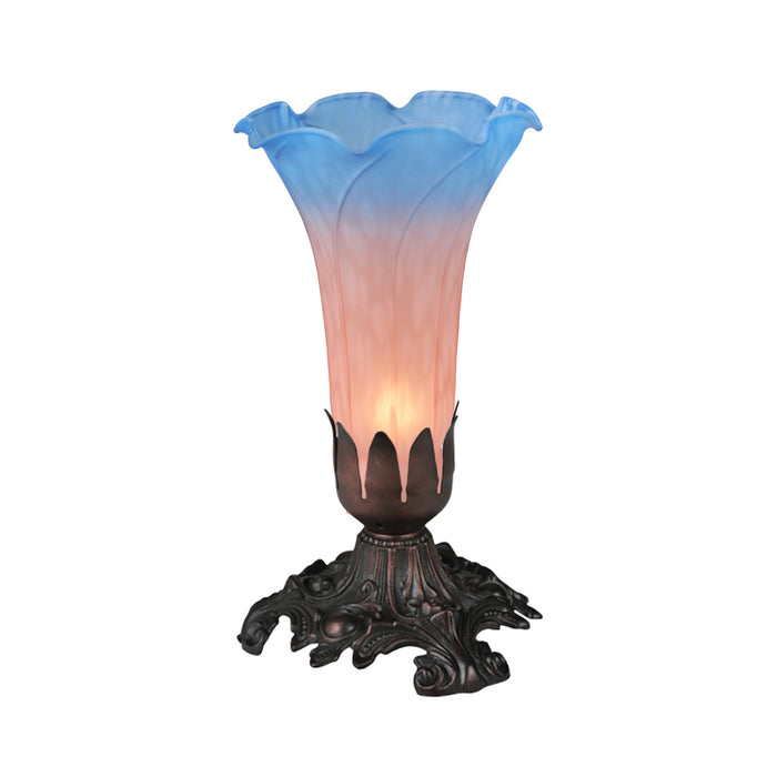 Meyda Tiffany 14321 One Light Mini Lamp, Mahogany Bronze
