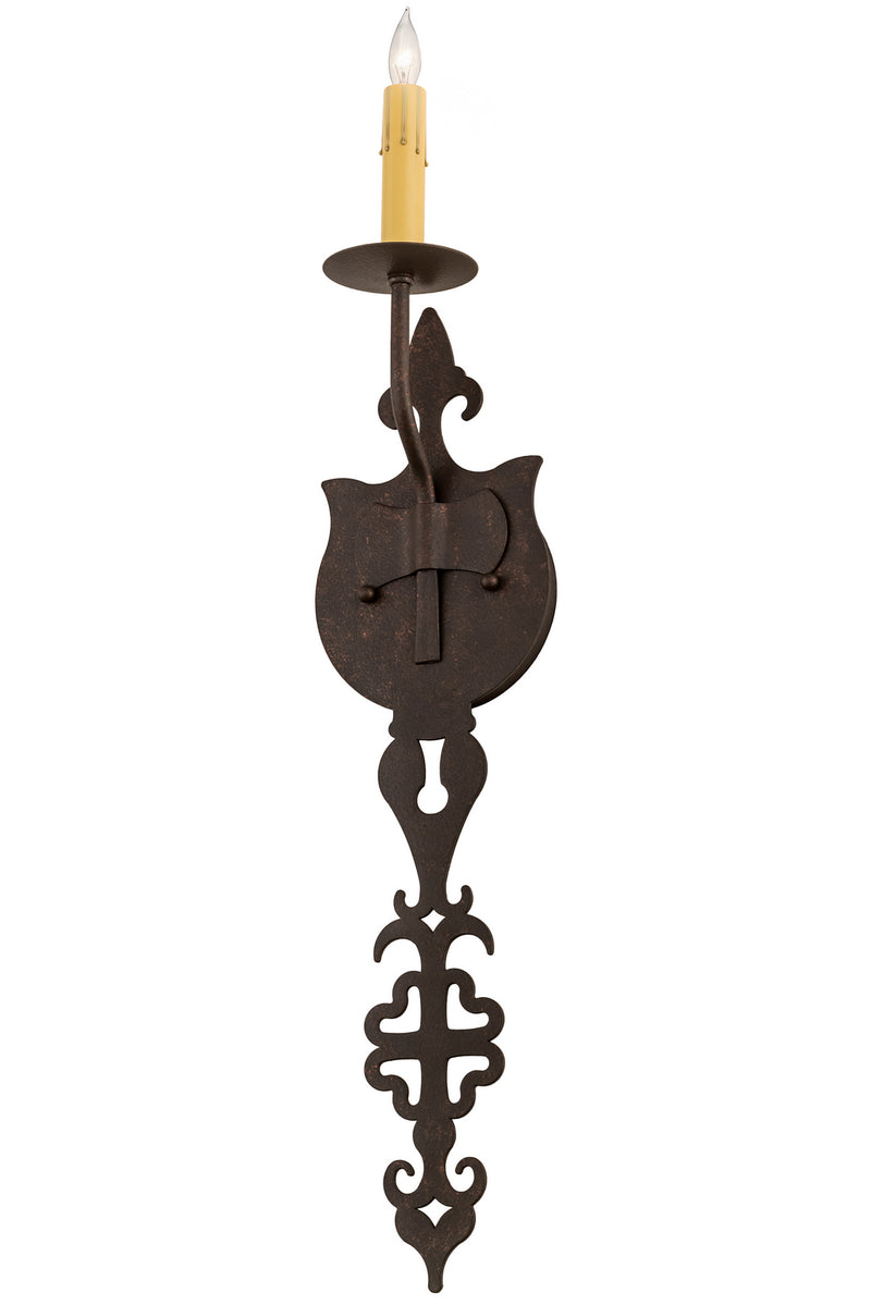 Meyda Tiffany 144540 One Light Wall Sconce, Copper Rust